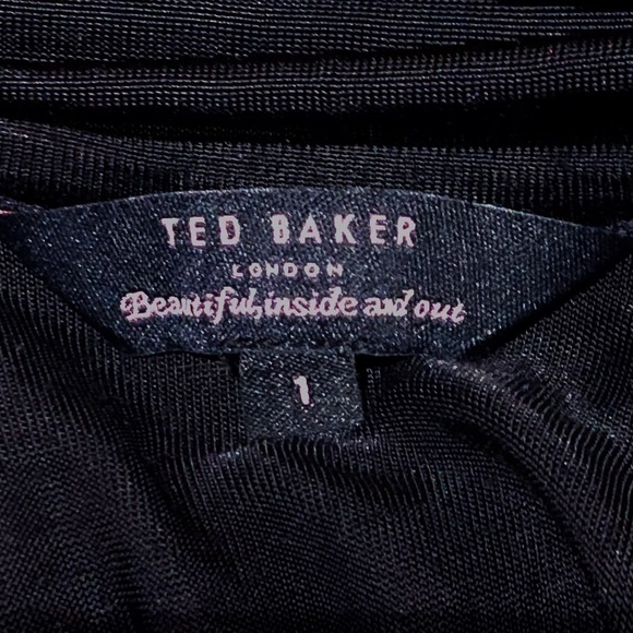 Ted Baker lyocell skyline black tank top - Picture 6 of 7